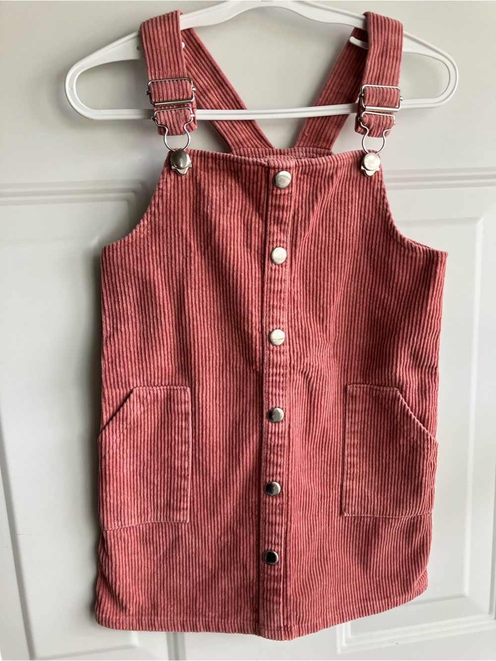 Denim co. pink corduroy dress 4T 5T